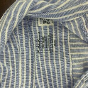 Polo by Ralph Lauren Blue and White Striped Kids Dress